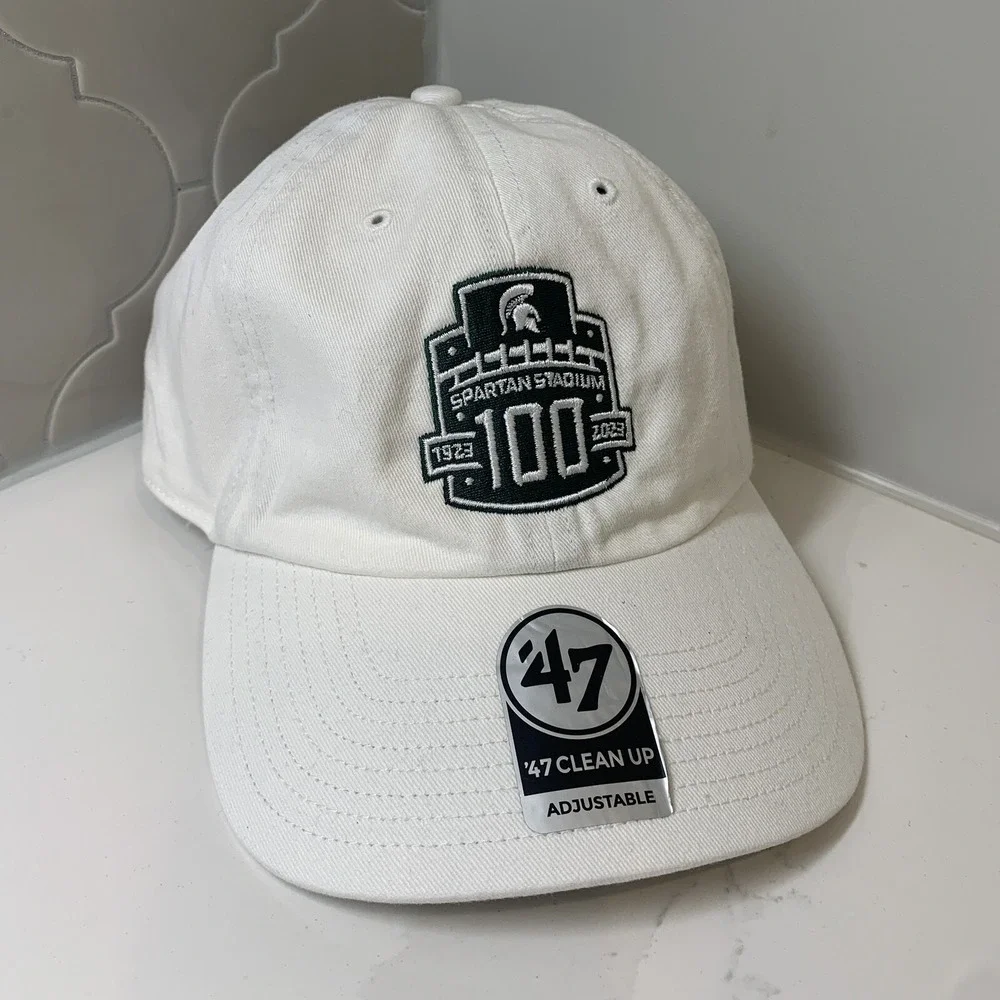 '47 Brand Michigan State Spartans Clean Up Spartan Stadium Adjustable Dad Hat OS
